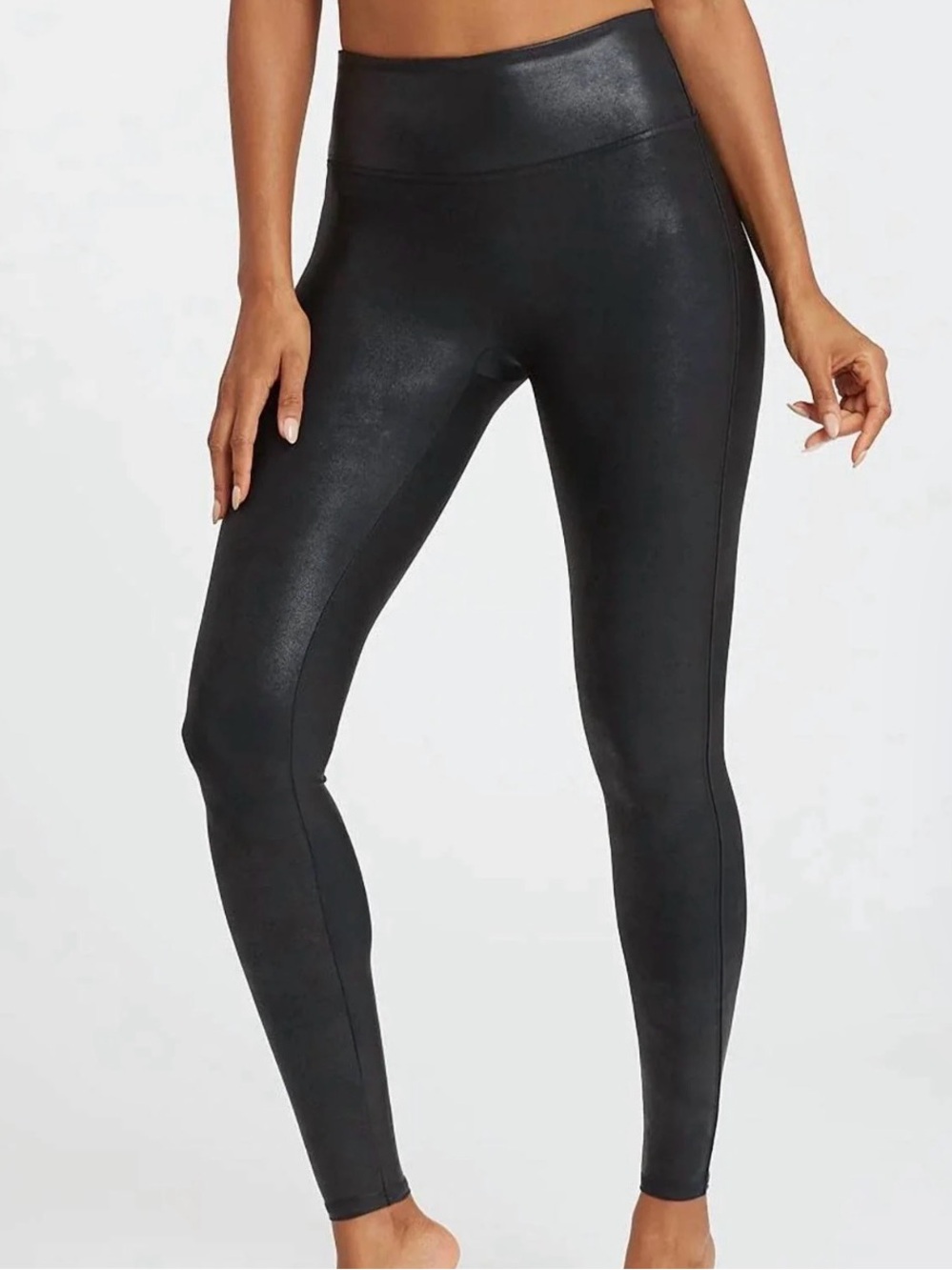 Spanx Faux Leather Leggings - Small Petite